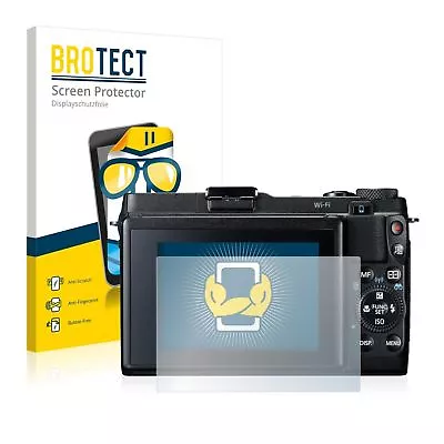 Canon Powershot G1 X Mark II 2 X BROTECT® HD-Clear Screen Protector Hard-coated • $29.44