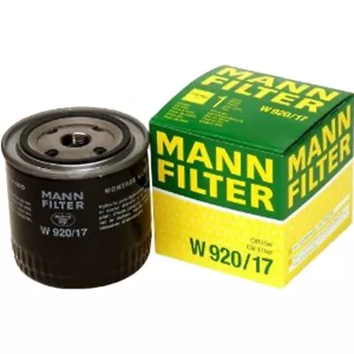 W920/17 Mann-Filter Oil Filter For VW Sedan Toyota Camry Corolla Voyager Vanagon • $24.19