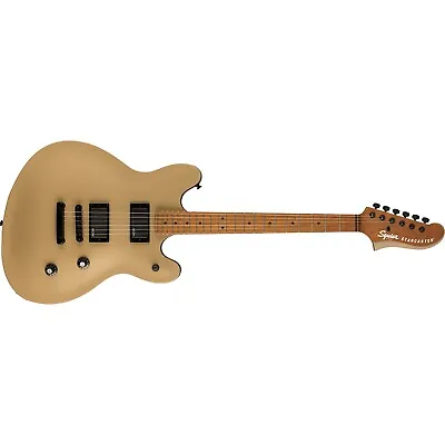 $407.99 • Buy Squier (Fender) Contemporary Active Starcaster Guitar, Maple, Shoreline Gold