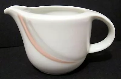 SCHONWALD GERMANY CREAMER - 9188 - Vintage Ceramic - Grey And Pink Stripe • $4.95