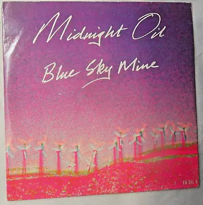 Midnight Oil Blue Sky Mine 4 Track EP Card Sleeve 1990 CBS 655606 2 - CD OIL 5 • £6.95