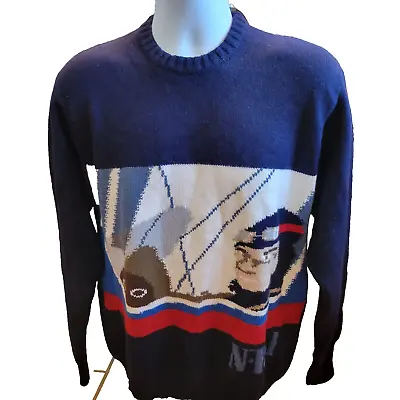 N.Peal Custom Chunky Thick Ski Cashmere Crewneck Sweater L Scotland $900 NWOT • $280