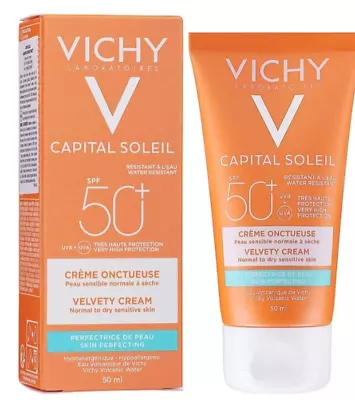 Vichy Capital (Ideal) Soleil Velvety Face Sun Cream SPF 50+ 50ml • $21.50