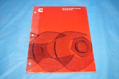 $30 • Buy Cummins Diesel V6-378, V8-504, V8-555 Shop Manual 3379069-01
