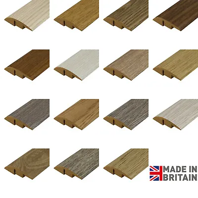 Laminate & Wood Floor Ramp Reducer MDF Threshold Strip Edge Profile Door Strip • £12.99