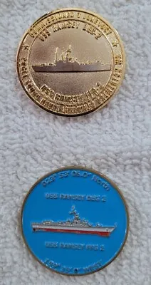 USS Ramsey Challenge Coins • $25