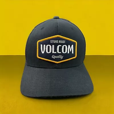 Volcom Stone Made Patch Mesh Snapback Trucker Hat Cap • $14.99