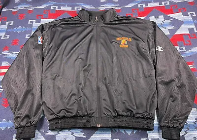 Vtg 90s Seattle Supersonics Champion Warm Up On Court Jacket Coat Sonics Mesh L • $46.74