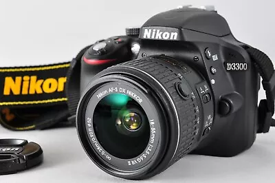 [MINT] Nikon D3300 24.2MP AF-S DX 18-55mm F/3.5-5.6G II VR From Japan Shots 1114 • $561