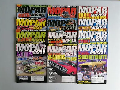 Mopar Muscle Magazine - The Complete Year 2000 - All 12 Issues • $19.99