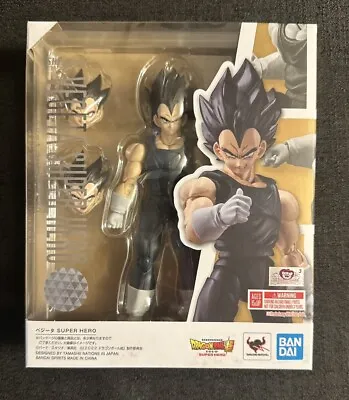 Bandai SH Figuarts DragonBall Z Vegeta Super Hero BAF Action Figure NEW! • $45