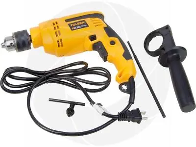1/2in Chuck Corded Electric Drill Impact Hammer With Handle Concrete Wood Steel • $54.09