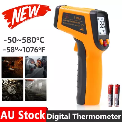 LCD Infrared Thermometer Industrial Temperature Gun IR Laser Pyrometer -50~600℃ • $19.95