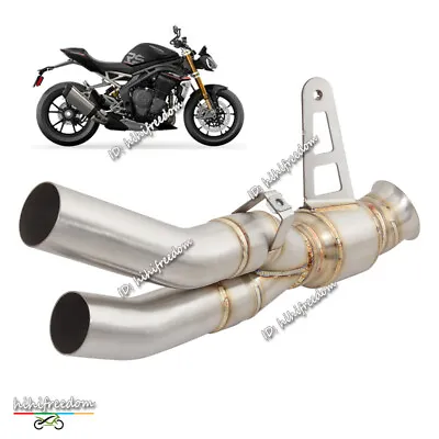 For Triumph Speed Triple 1200 RR RS 2021-2023 Exhaust Pipe Slip On Stock Muffler • $128.01