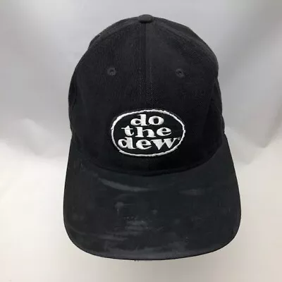 Do The Dew Hat Cap Adjustable OSFM Distressed Mountain Dew Advertising Slogan • $12.97