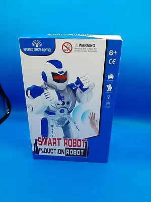 Bots Smart Bot Hi-Tech Robot USB Charge 50 Actions Blue White New In Box • $25.50