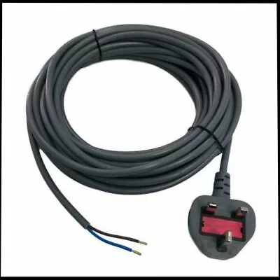 Fits Qualcast Lawnmower Garden Trimmer Strimmer Mains Flex Cable Plug Power Lead • £13.99