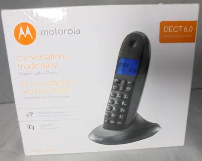 Motorola Dect 6.0 Digital Cordless Phone C1001LX Black Missing Items • $11.90