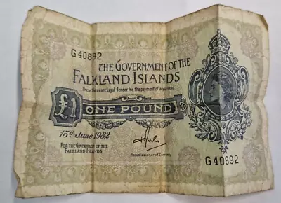 Falkland Islands 1982 One Pound Note • £11.50