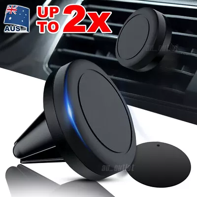 Universal Car Mount Phone Holder Dock Air Vent Magnetic Mount For IPhone/ Galaxy • $12.95