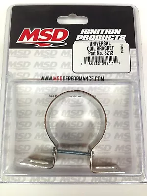 MSD 8213 MSD Ignition Universal Chrome Coil Mounting Bracket-Canister Coil Mount • $16.99