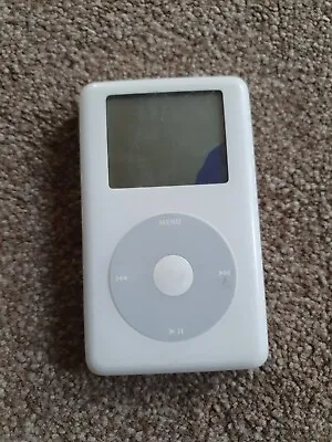 £35 • Buy Apple IPod Classic A1059 White 20GB 4th Generation FAULTY SPARES REPAIR Genuine