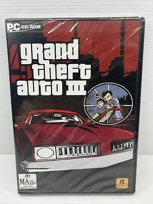 BRAND NEW & SEALED - Grand Theft Auto III 3 PC CD-Rom Game AUS ROCKSTAR • $200