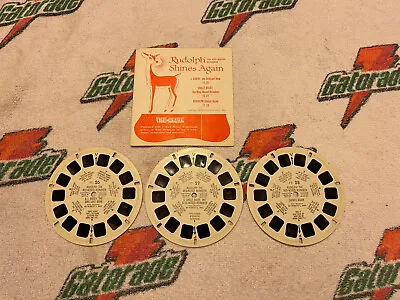 View-Master Reels Disney RUDOLPH SHINES AGAIN FT-26 FT-27 FT-28 • $24.95