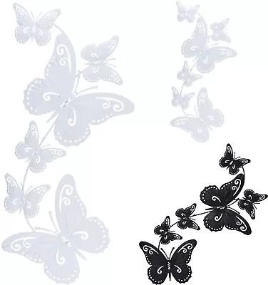£13.49 • Buy Wall Art Home Garden Decoration Ornament With 6 Butterfly Metal