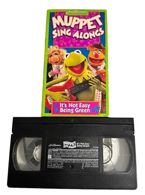 Muppet Sing-Alongs - Its Not Easy Being Green (VHS 1994) • $8.99