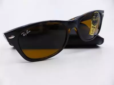 Ray Ban Sunglasses New Wayfarer Polished Light Havana B-15 Brown Lens Size 52mm • $189