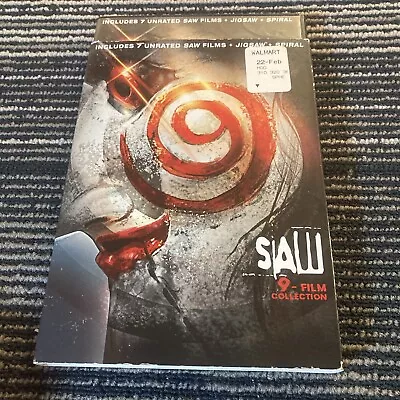 SAW 9 Film Collection: 7 Unrated Saw Films + Jigsaw/Spiral DVD 6-Disc Set • $12.95