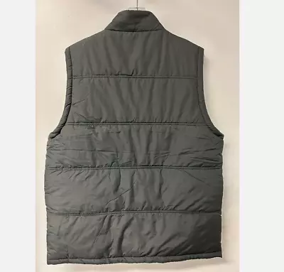 Weatherproof Vintage Men's Flannel Lined Puffer Zip-Front Vest(GREYXXL) NWT • $36.14