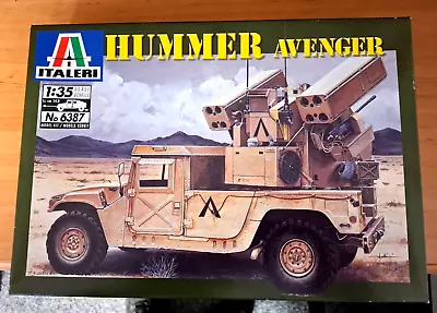 Vintage Italeri Hummer Avenger Model Kit No. 6387  New In Box 1:35 Scale • £18
