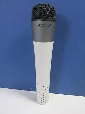 WORKING Microsoft XBOX 360 OFFICIAL Wireless MICROPHONE White MIC Karaoke • £9.03