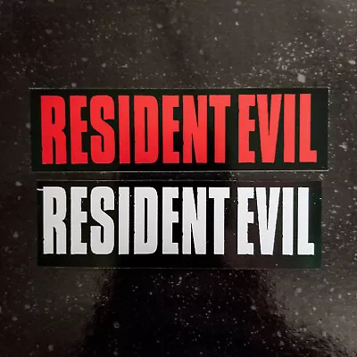 [4  X 1.33 ]  [Vinyl Bumper Sticker] - Resident Evil 2 3 4 5 Remake Logo - PS1 • $4.49