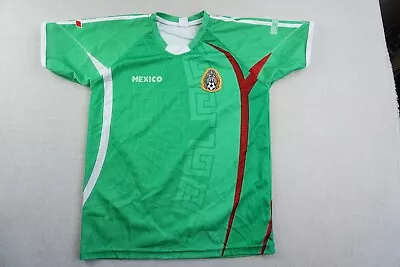 Mexico Football Jersey Adult Medium Green Short Sleeve • $8.28