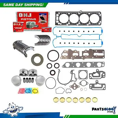 DNJ EK319B Engine Rebuild Kit For 99-02 Daewoo Nubira 2.0L L4 DOHC 16v • $275.39