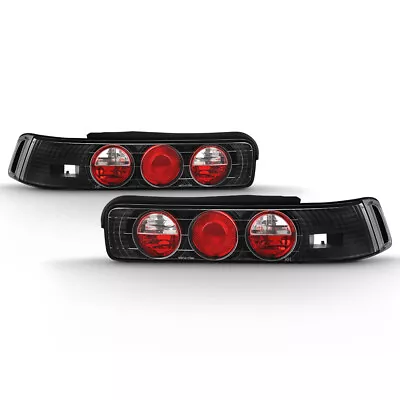 For Acura 90-93 Integra B18 LH+RH JDM Black Tail Light Brake Signal Backup Lamp • $87.95