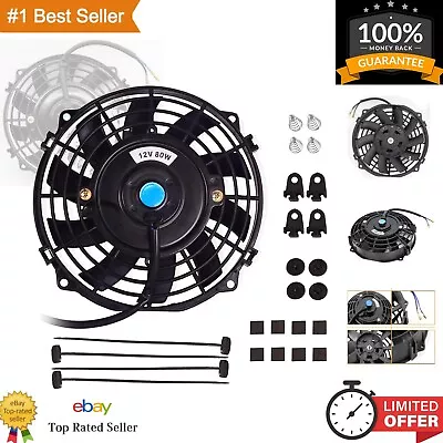 7  Electric Radiator Cooling Fan Assembly KitUniversal High Performance 12V ... • $45.22