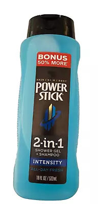 Power Stick Shampoo Intensity 2 In 1 Shower Gel And Shampoo 18 Oz • £5.69