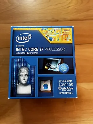 Intel Core I7-4770K SR147 3.50GHz 8MB Quad-Core LGA1150 Desktop Processor UNTEST • $85