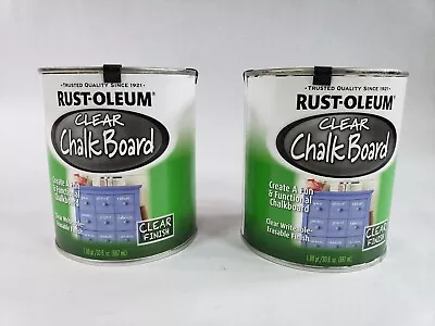 Rust-Oleum 284469-2PK Chalkboard Paint 30 Fl Oz Clear Pack Of 2 • $26.24