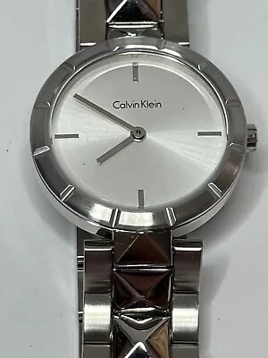 Working Swiss Made Ladies Silver Calvin Klein Quartz Watch   BW • $68