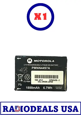 Motorola Genuine PMNN4497A Lithium 1800mAh Batt CLS1110 CLS1410 CLS1810T - 1PC • $15