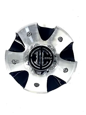 2 Crave Wheels Gloss Black / Silver Wheel Center Cap Caps # N17-2-UP / N17-2-CAP • $35