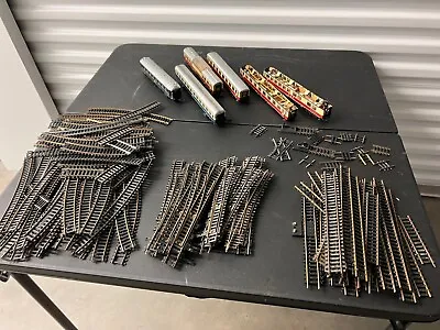 Lot Of 109 ATLAS HO Scale Model Railroad Train Tracks And Marklin Trains • $80