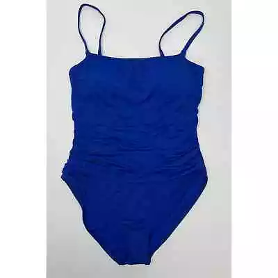 La Blanca Women's Island Goddess Lingerie One Piece Capri Blue Size 14 #89A • $7.50