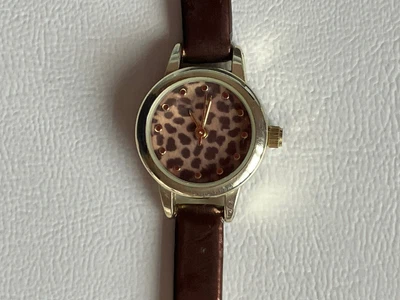 £1.75 • Buy New Look Accessories Ladies Watch - Gold Colour, Brown Face & Strap