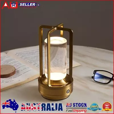 OZ USB Rechargeable LED Table Lamp Touch Control Retro Desk Lamp RGB Remote Cont • $33.79